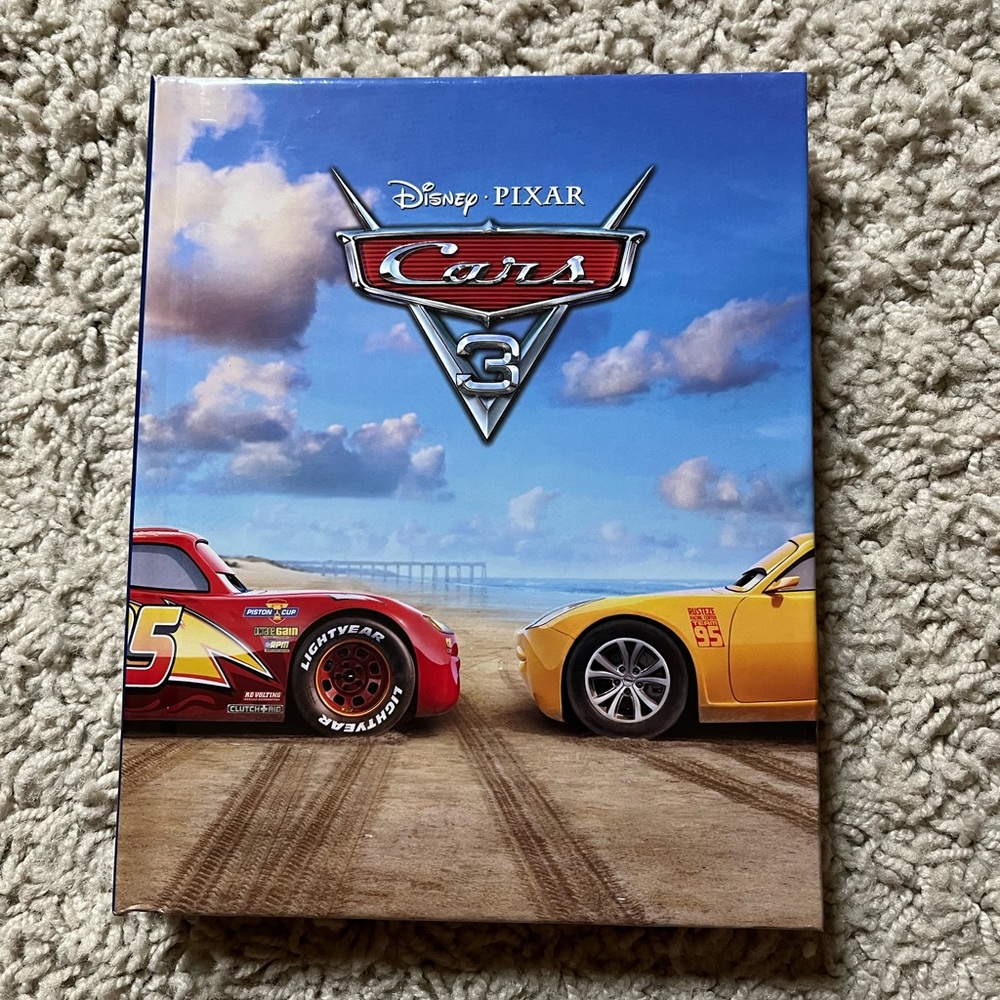 Cars 3 Blu-Ray + DVD Target Exclusive Digibook Disney‎ Animation Movie Family✅